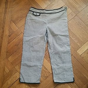 SOLD Talbots Pattern Capri Pants